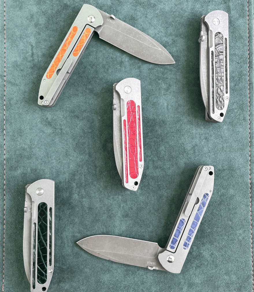 Böker Plus Lancer by Serge Panchenko — Custom Alligator Edition - Image 6